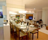 Sala de estar, jantar e cozinha: Tudo junto!