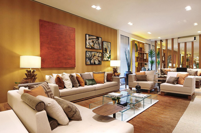 Interiores: soluções de iluminação para salas decoradas