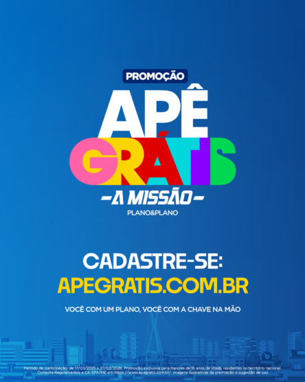 Nova campanha Apê Grátis a Missão: saiba como participar.